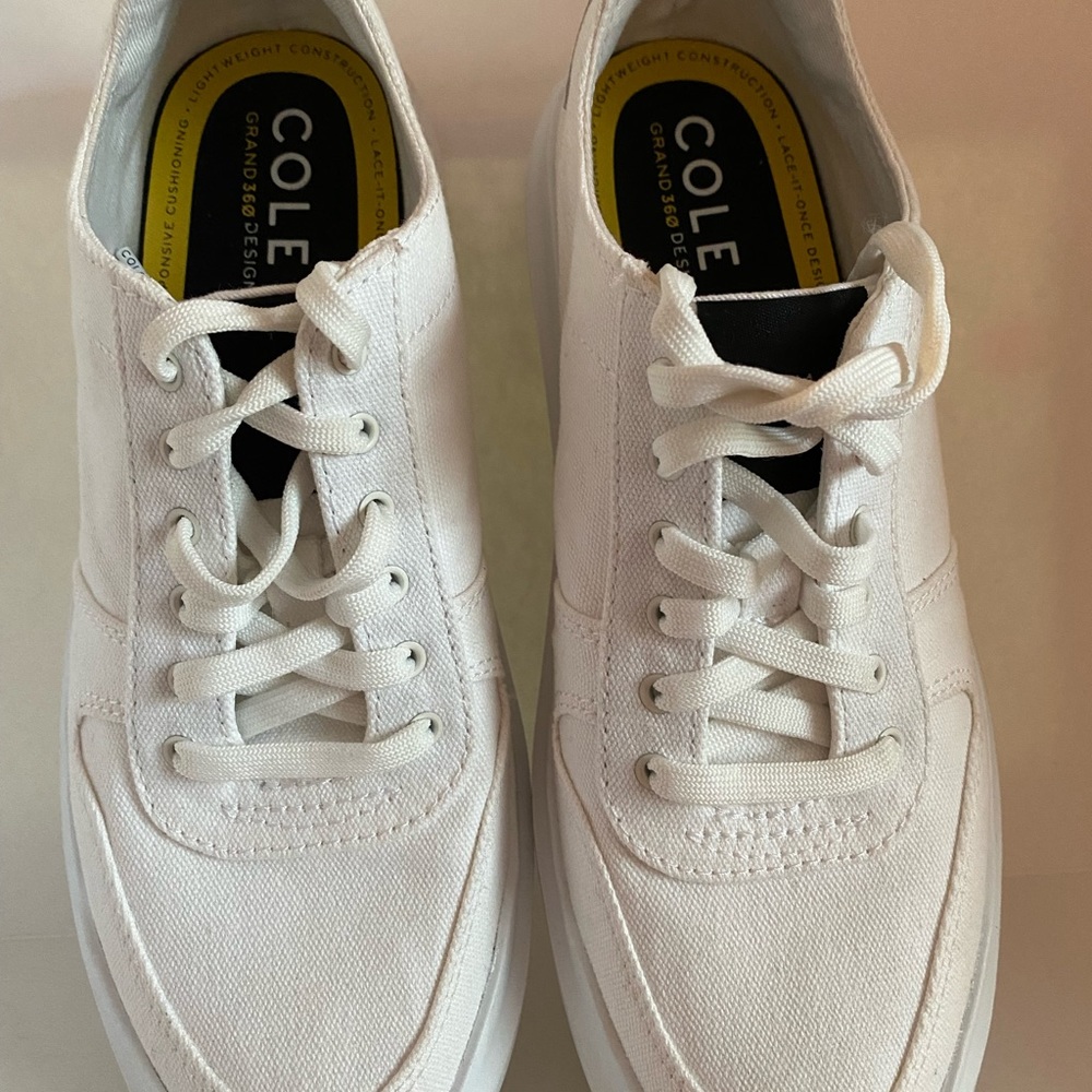 Cole Haan Ladies Grand Pro Rally Canvas Court Sneakers Sz 6.5 New #W24228